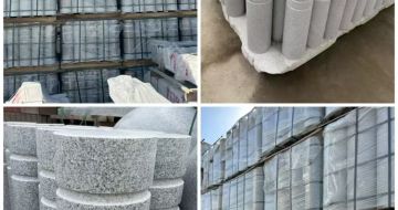 临沧 芝麻白花岗岩挡车柱、隔离柱多少钱