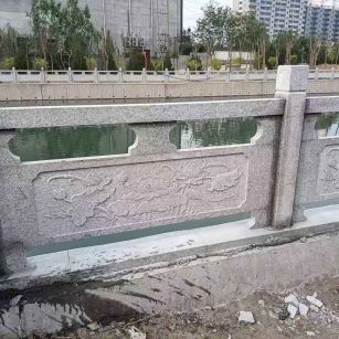 临沧 芙蓉白大花桥梁、河道，石材栏杆、围栏、护栏