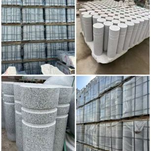 临沧 芝麻白花岗岩挡车柱、隔离柱多少钱