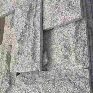 临沧 芝麻白自然面花岗岩成品板