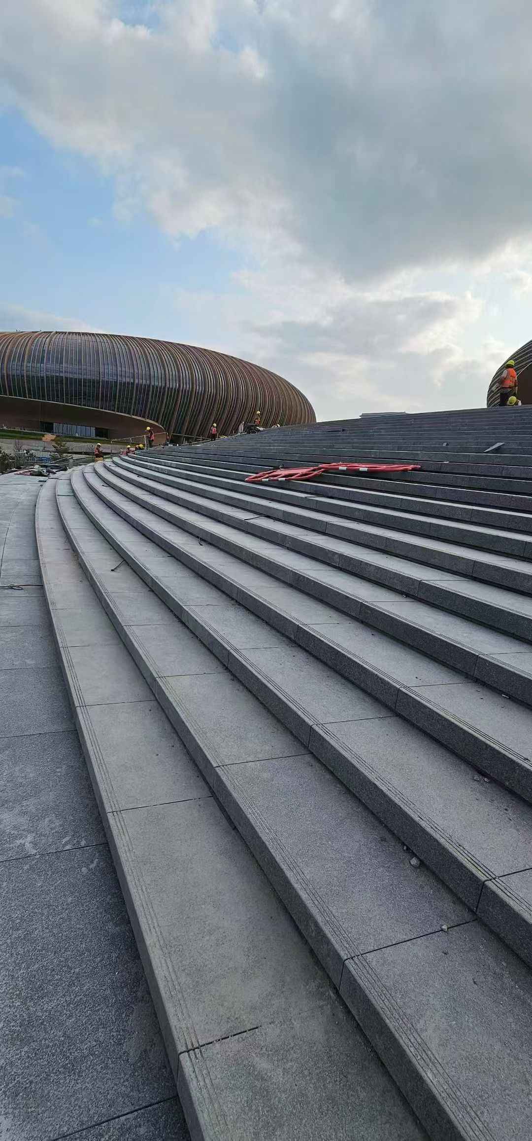 临沧 弧形整石台阶铺装效果图