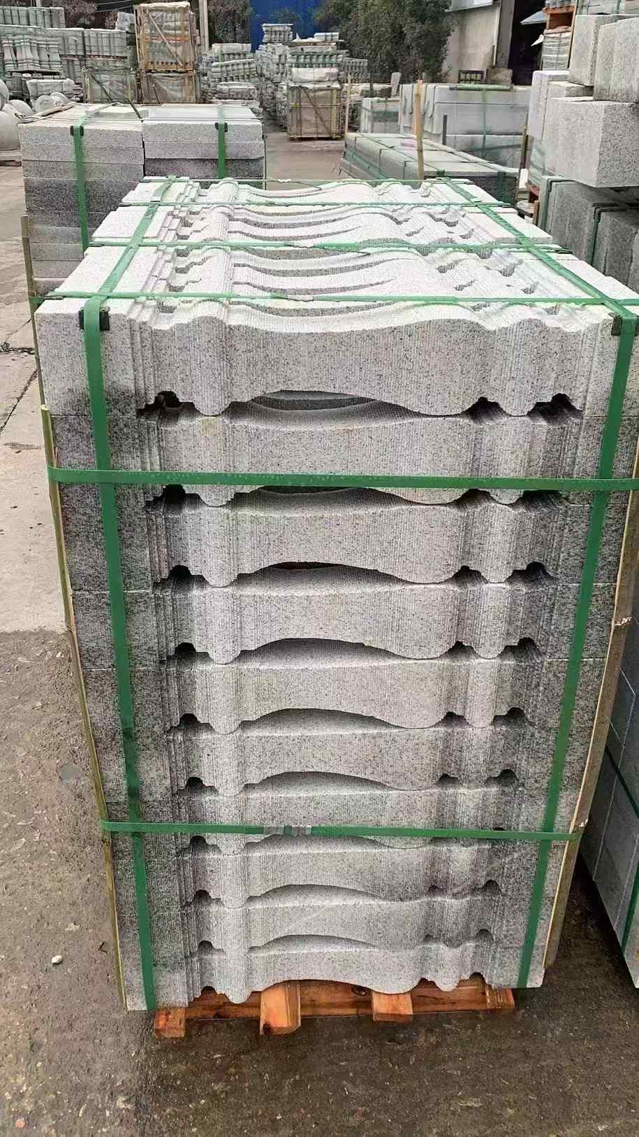 临沧 芝麻白方形拉丝面，栏杆花瓶柱