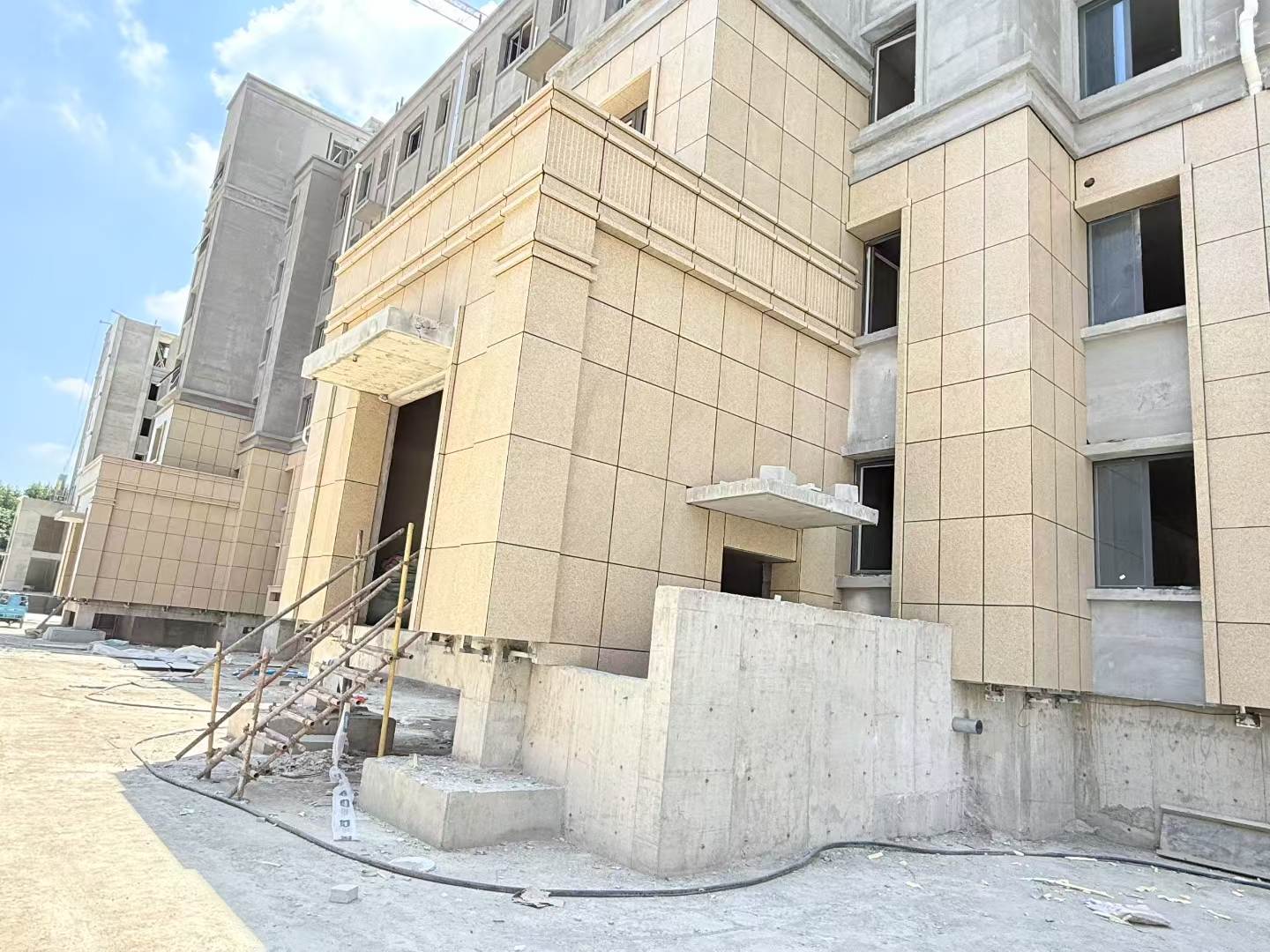 临沧 黄金麻干挂，工地实拍
