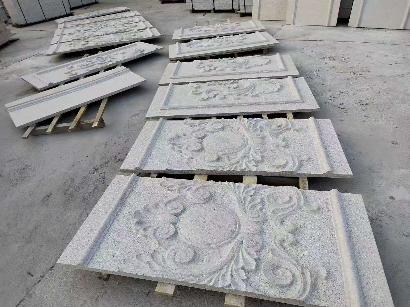 临沧 芝麻白干挂雕花板